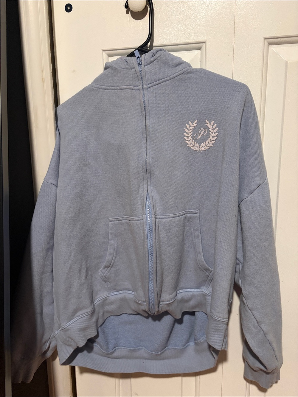 Blue VS pink hoodie